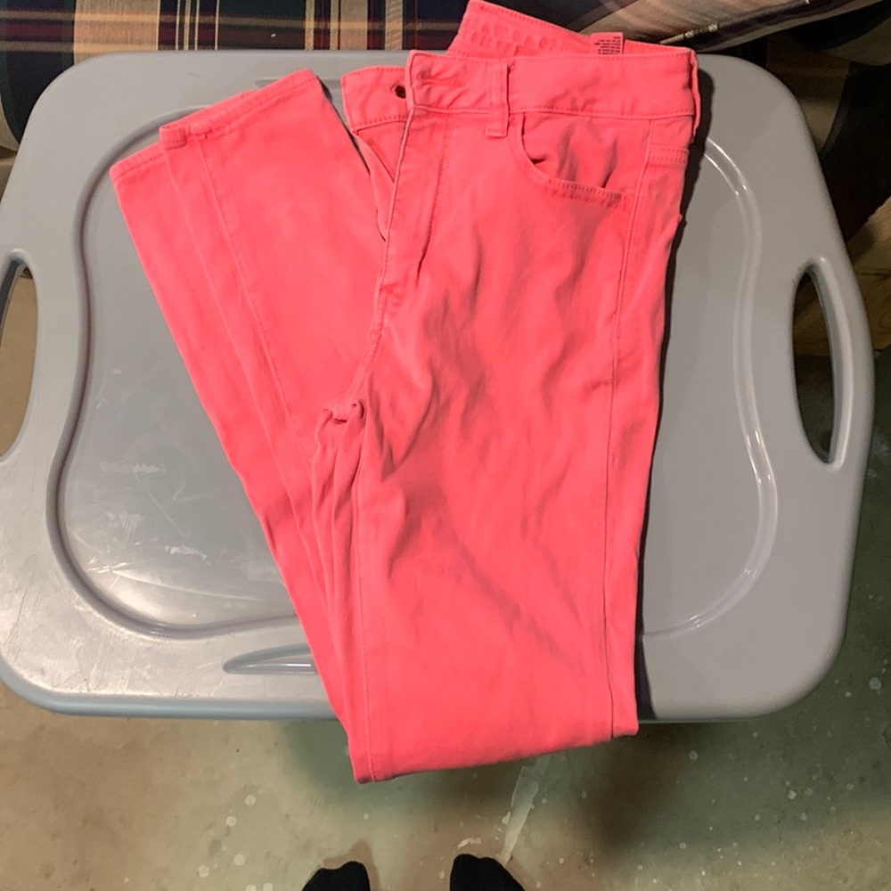 Pink American Eagle Jeggings